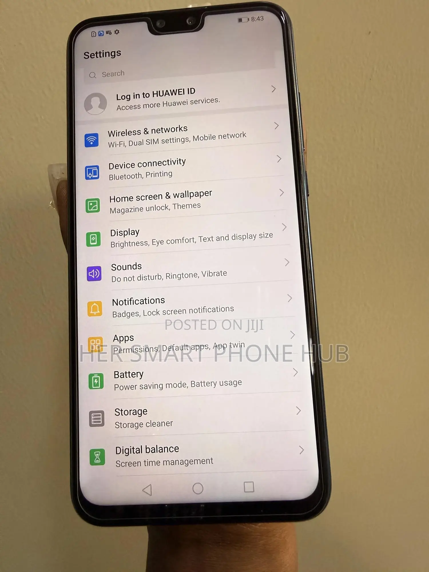 Huawei Y9 2019 128 GB Blue