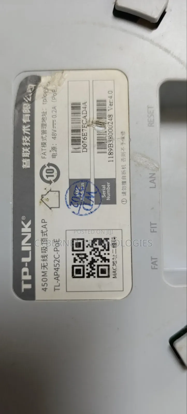 Tp-Link Access Point Tl-Ap452c