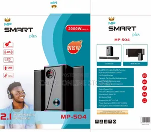 Smart Plus Mp 504 2.1 Channels Multimedia Speaker