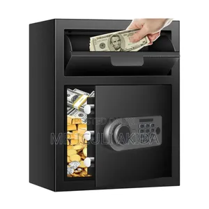 Al2014f Digital Safe Box Which Has Digital Pin Emergency Keys Access