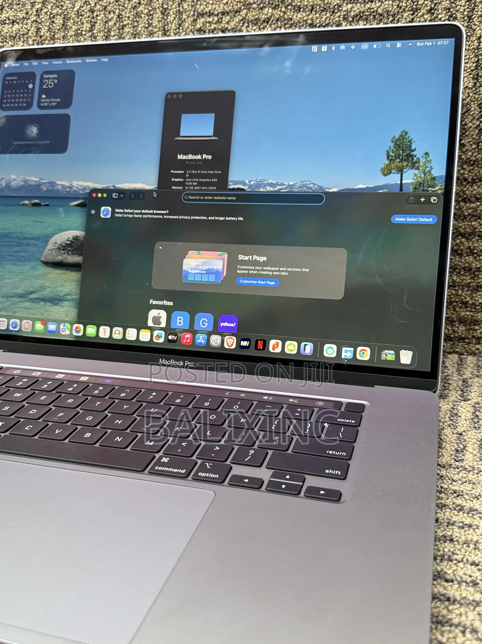 Laptop Apple MacBook Pro 2019 32GB Intel Core i9 SSD 512GB