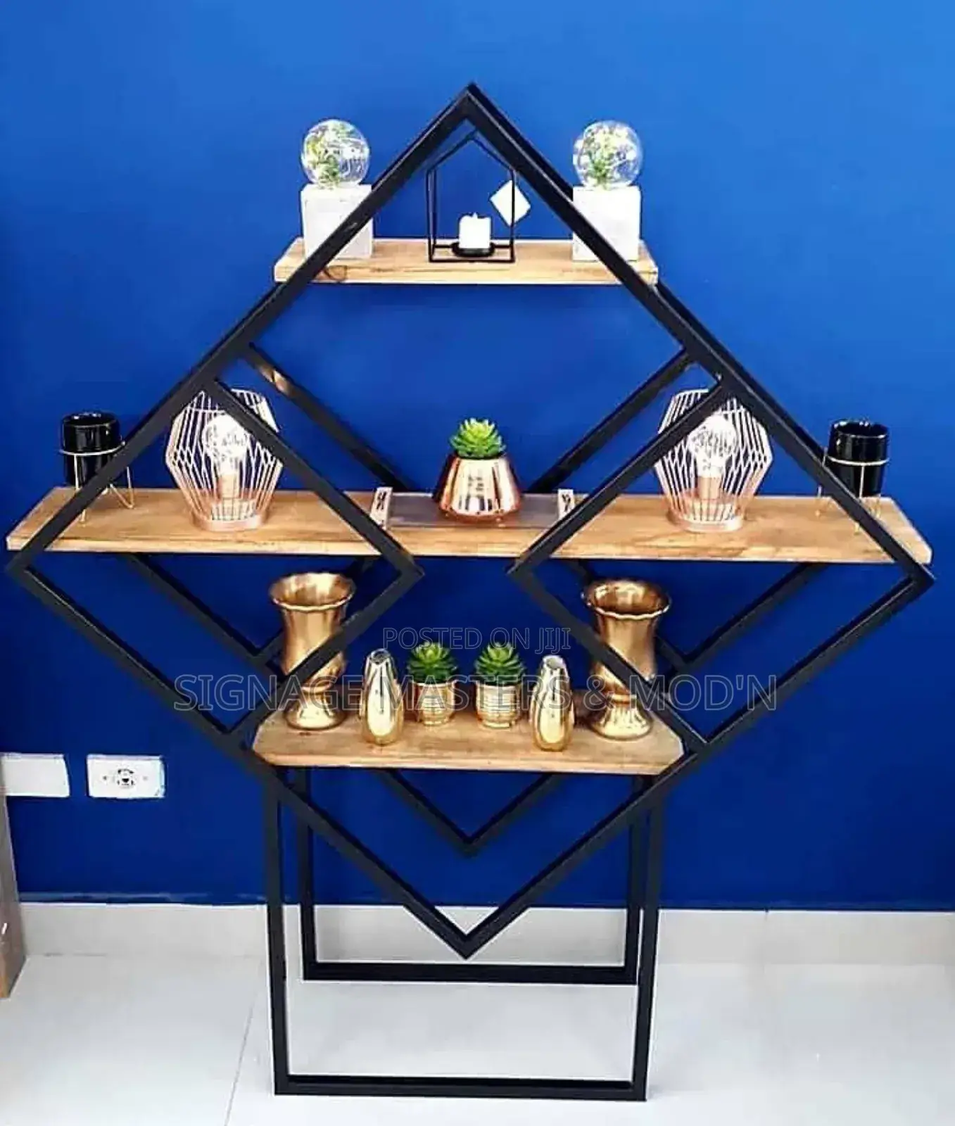 Free Standing Decorative Shelves