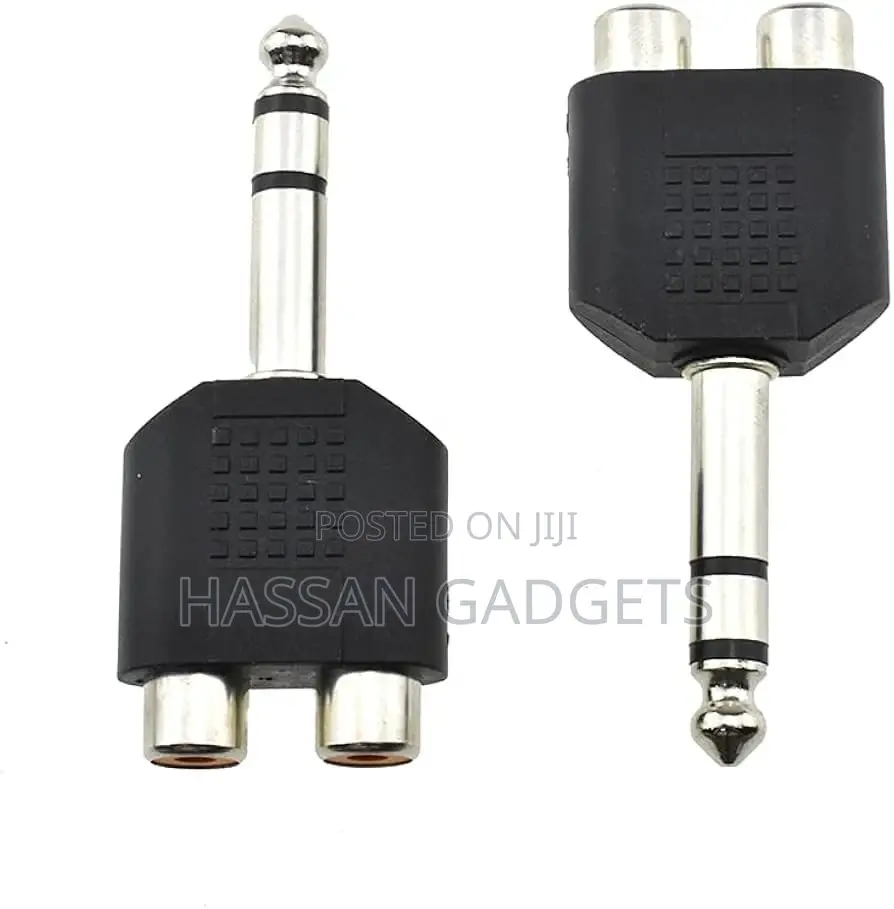 6.35mm F-trs Stereo Plug Audio 1 Male 1/4 Inch And 2 Female Sprinter
