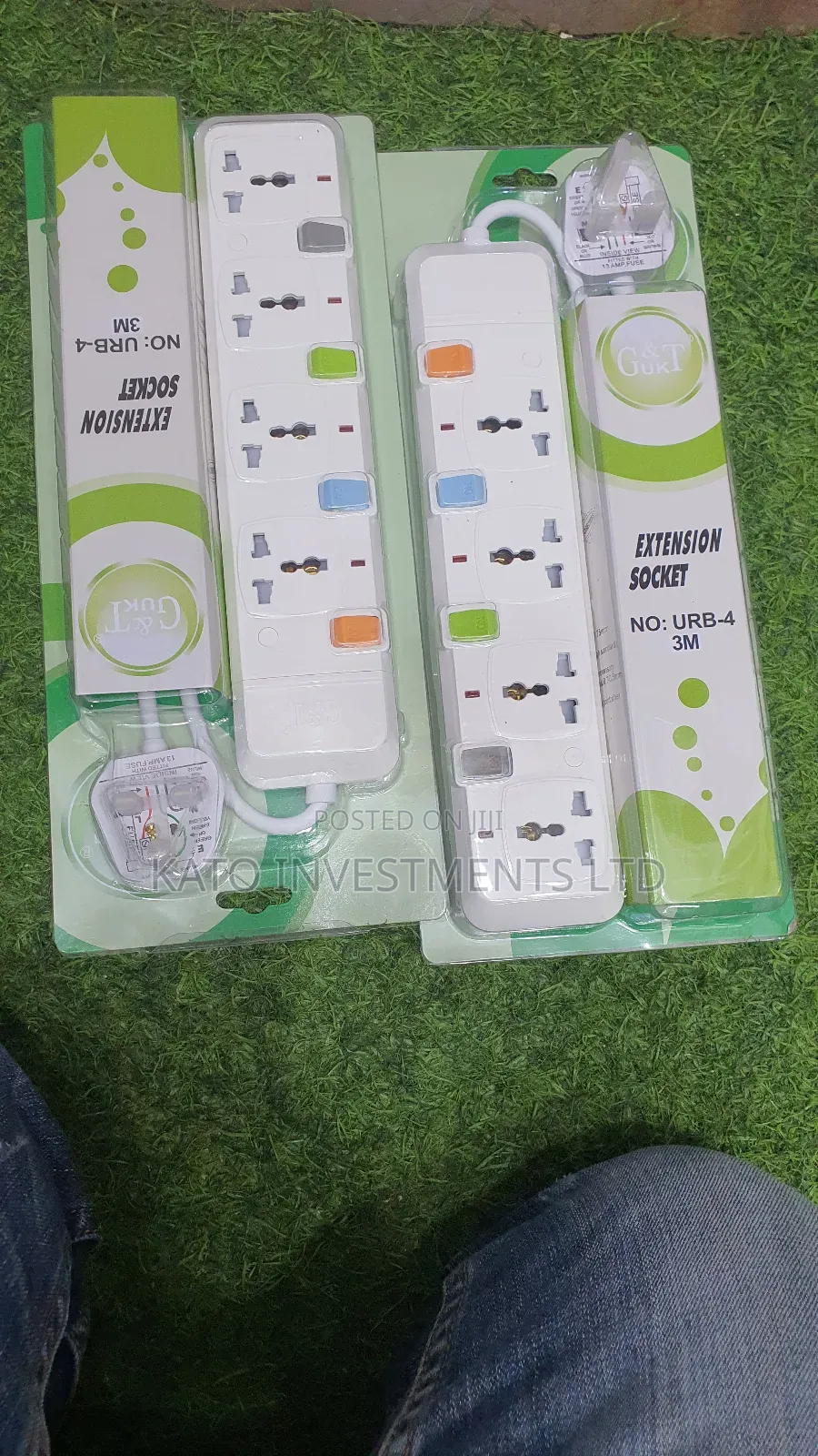 No. 1 Heavey Duty 4 Port Extension With Switch