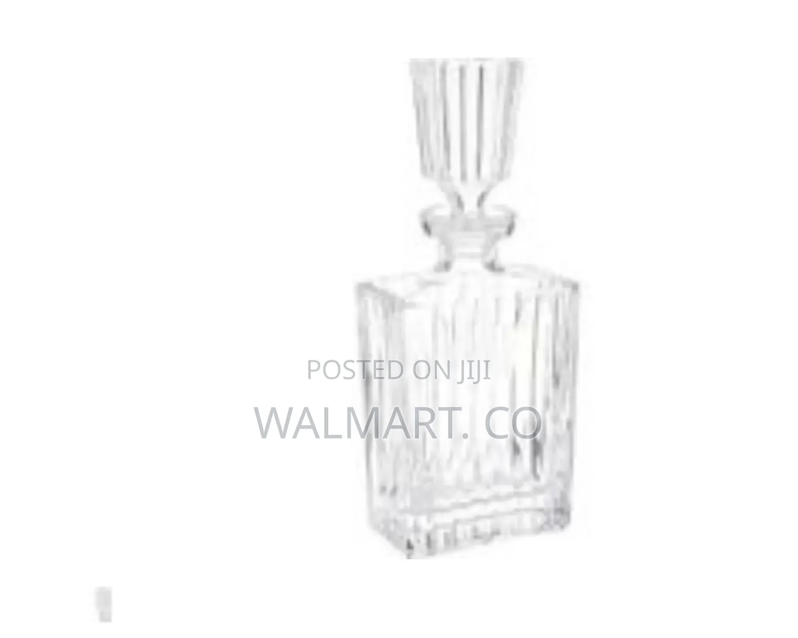 970ml Striking Ribbed Crystal Liquor Decanter