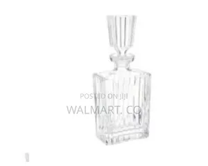 970ml Striking Ribbed Crystal Liquor Decanter