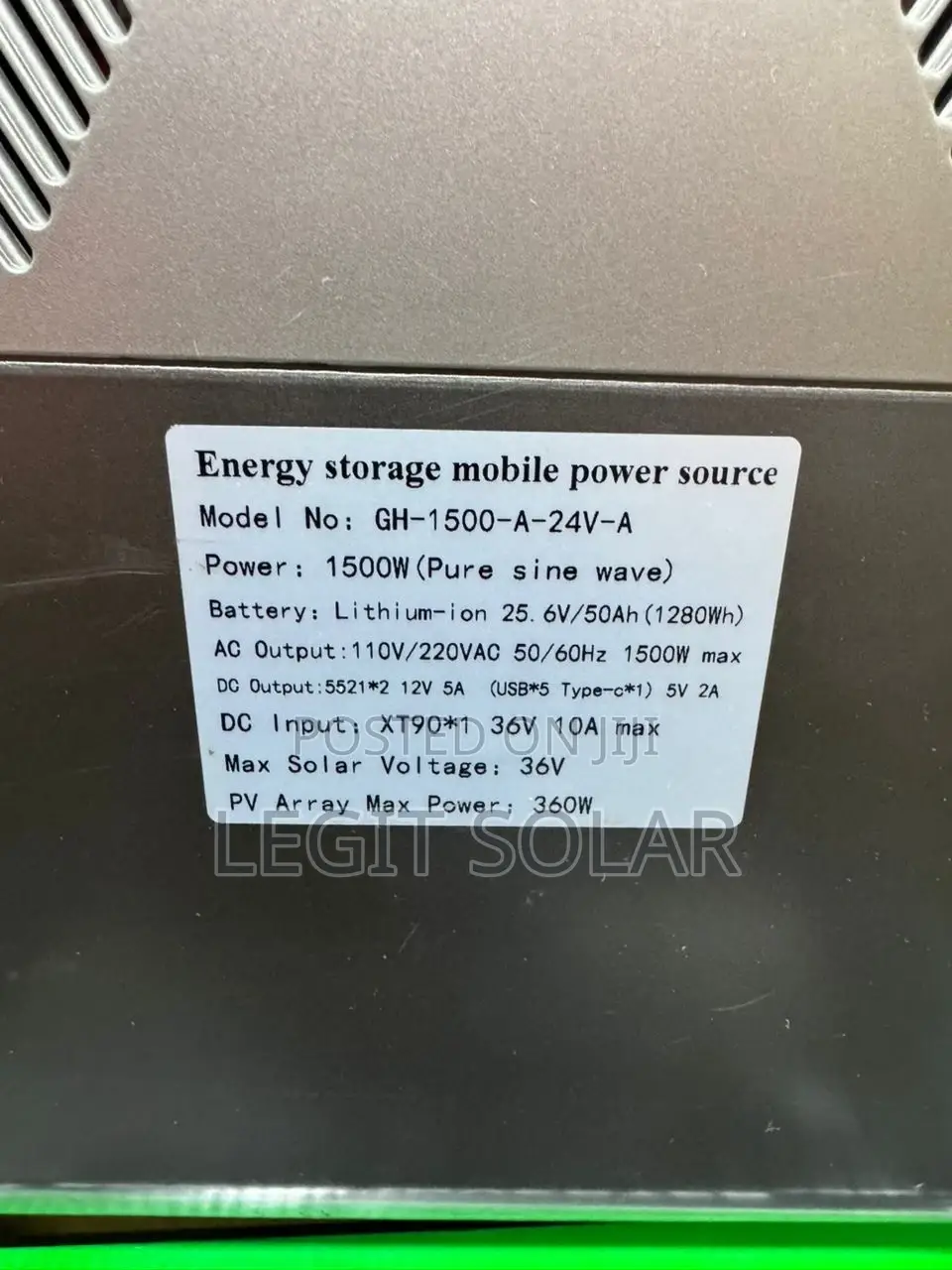 Portable Power Station 1500w
