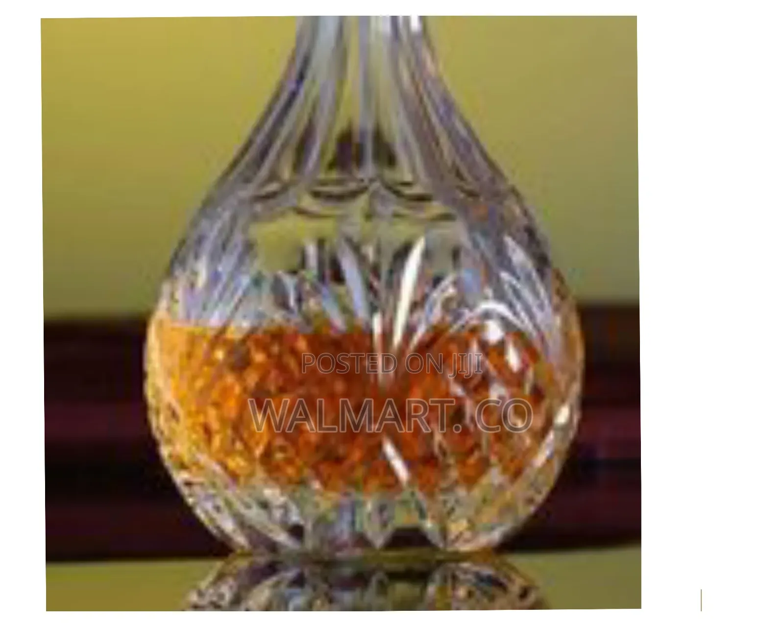 Exquisite Crystal Decanter With Ornate Stopper