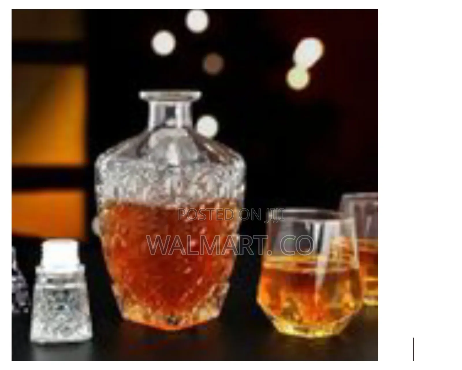 Elegant Crystal Transparent Glass Decanter 850ml