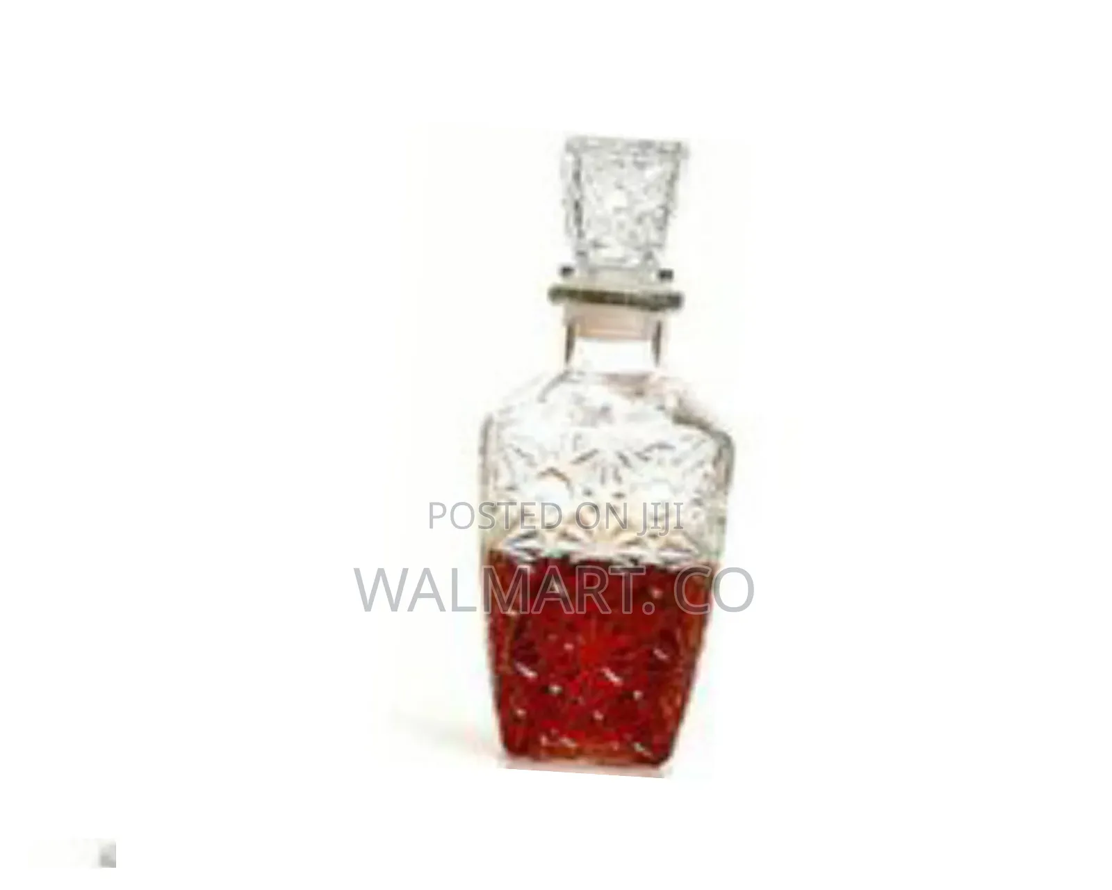 Elegant Crystal Transparent Glass Decanter 850ml