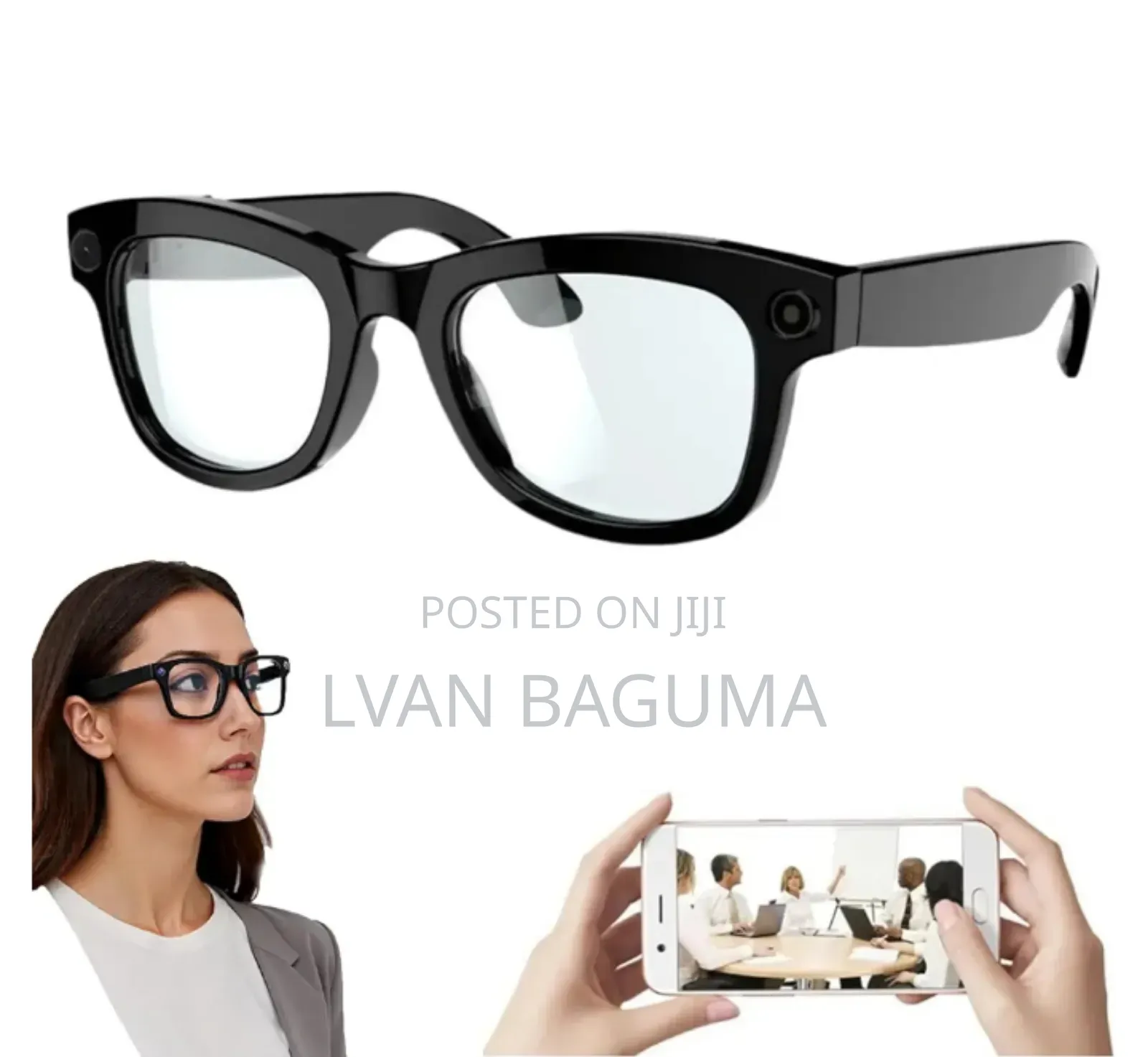 Al Smart Hd Camera Glasses With Wifi - Video Recording