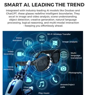 Al Smart Hd Camera Glasses With Wifi - Video Recording
