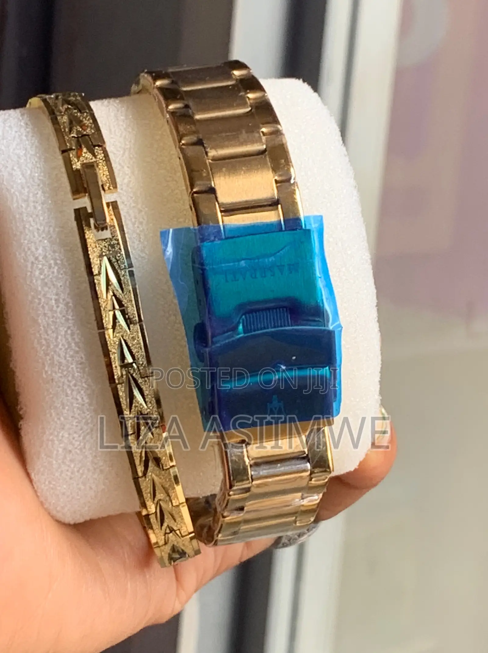 Maserati Branded Timepiece With a Bracelet Available for the Ladies