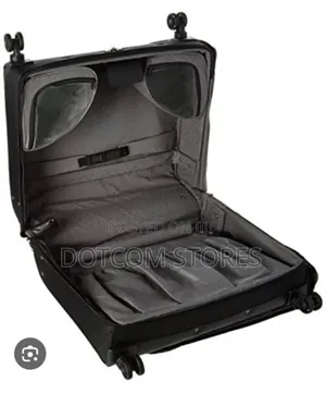 Fabric Carry-on Garment Bag With a Telescopic Handle and Wheels.