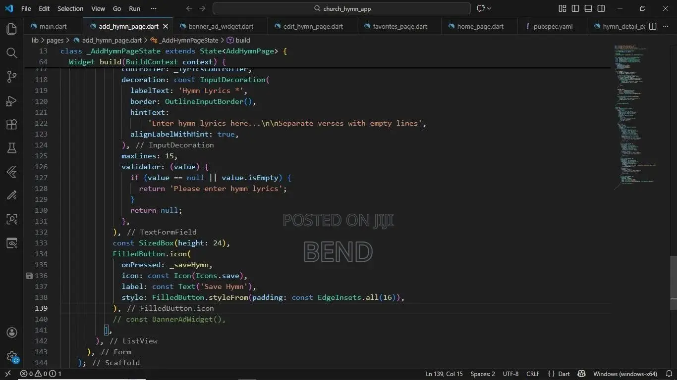 Mobile App Development(Flutter)