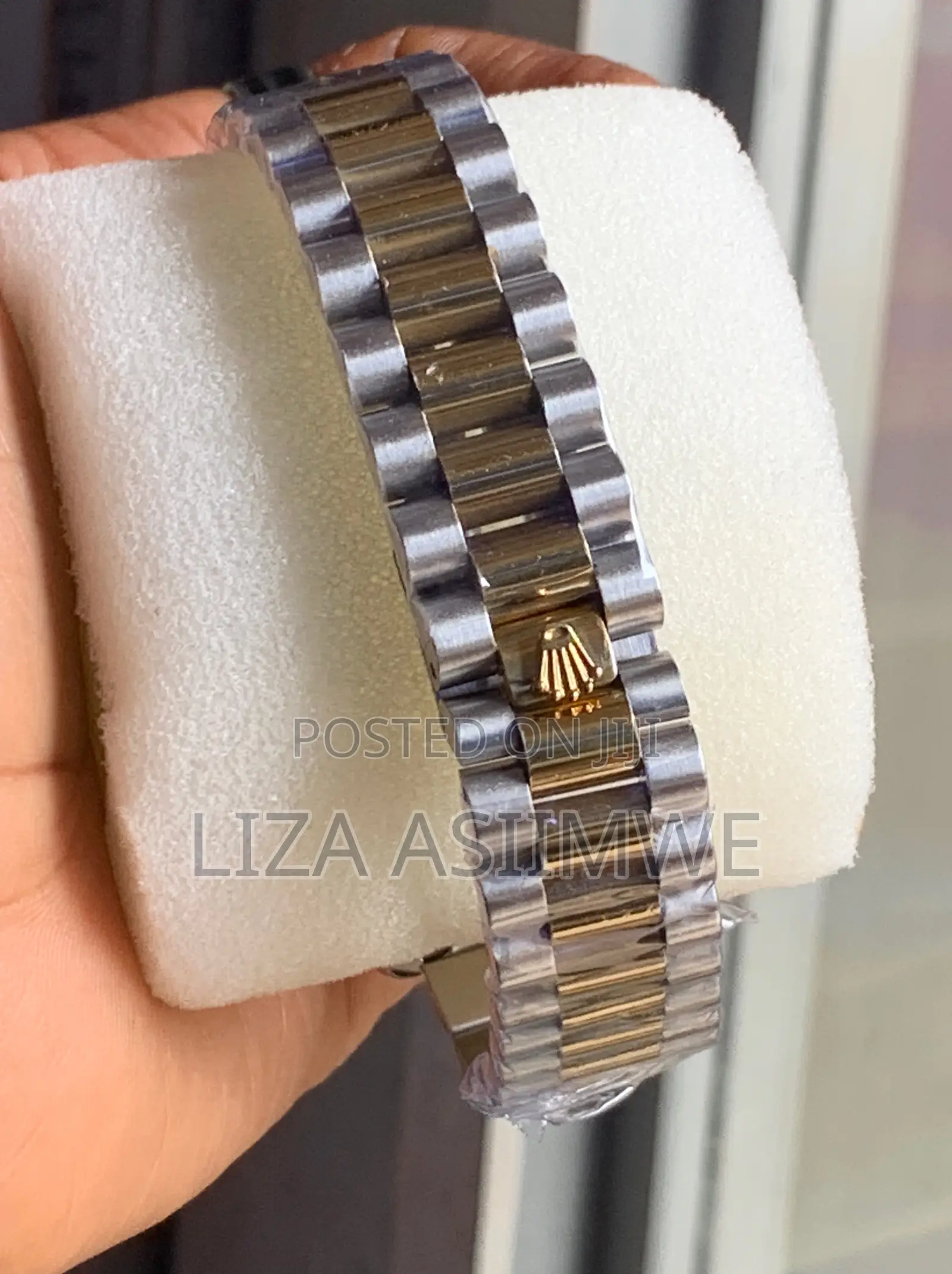 Unisex Two-Tone Rolex Day-Date Quartz Watch