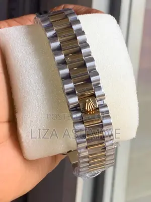 Unisex Two-Tone Rolex Day-Date Quartz Watch