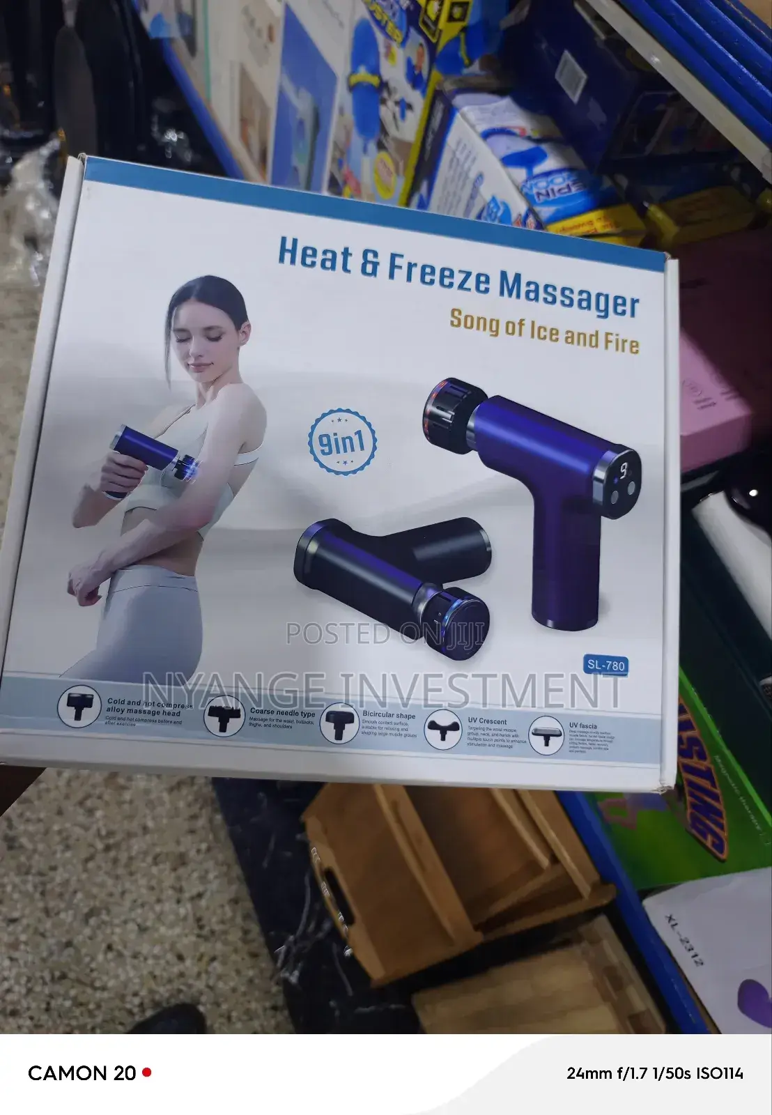 Heat and Freeze Massager. Massage Gun.
