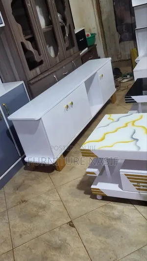 Long Tv Table White/Tv Stand