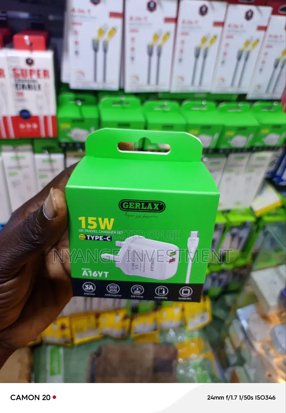 15w Gerlax Charger. C-C Charger and Adaptor