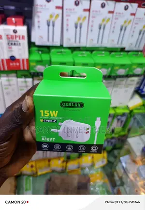 15w Gerlax Charger. C-C Charger and Adaptor