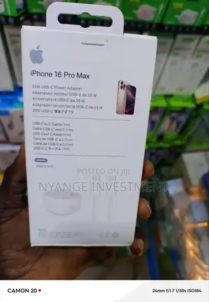 iPhone 16 Charger and Adaptor. Usb C-C