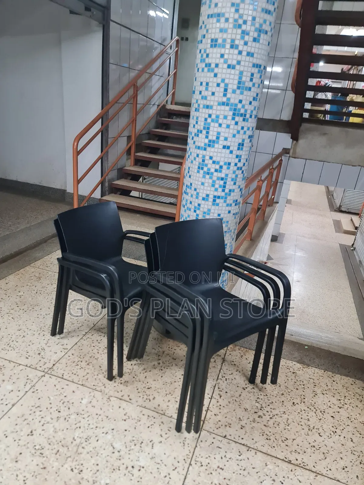 Tulip Indoor Outdoor Black Plastic Chairs Plastic Chairs