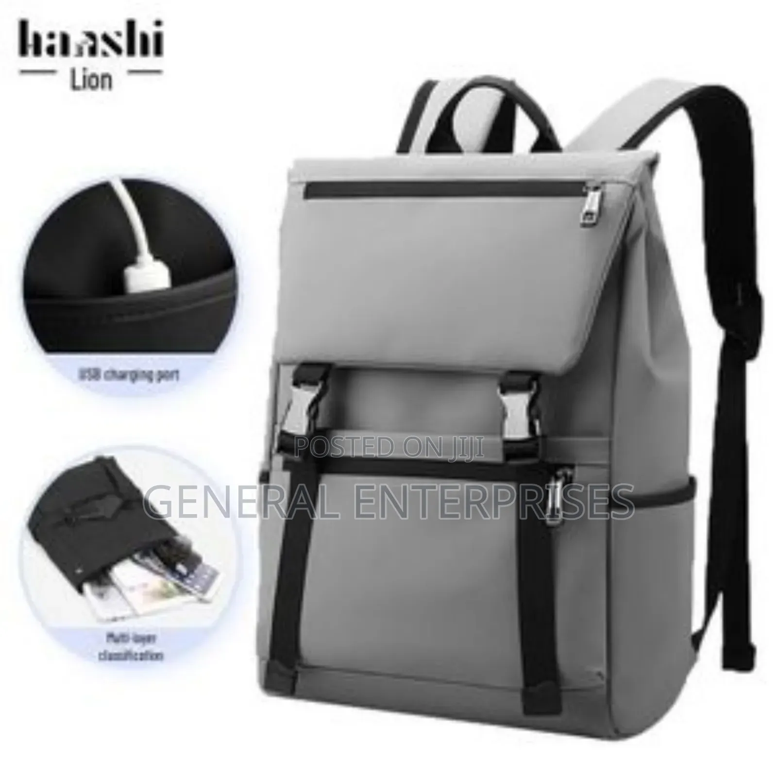Anti-Theft Waterproof Travel Laptop Backpack.