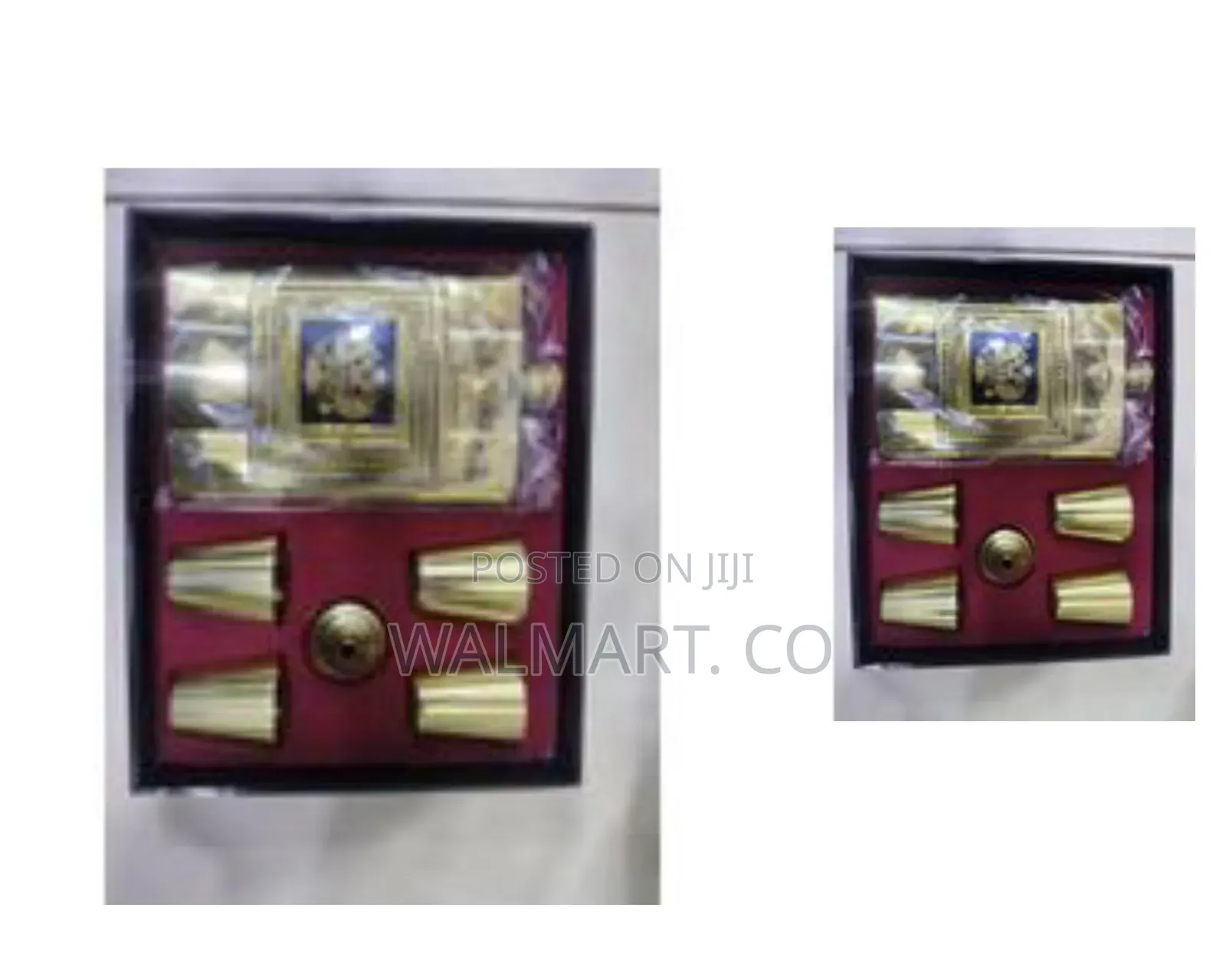 Golden Hip Flask Hip Set