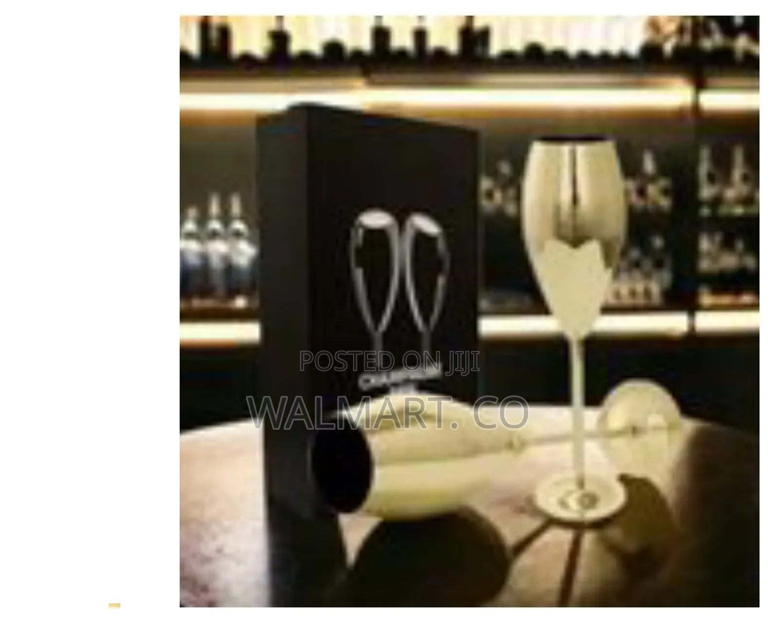2 Piece Set of Champagne Glasses Multicolor