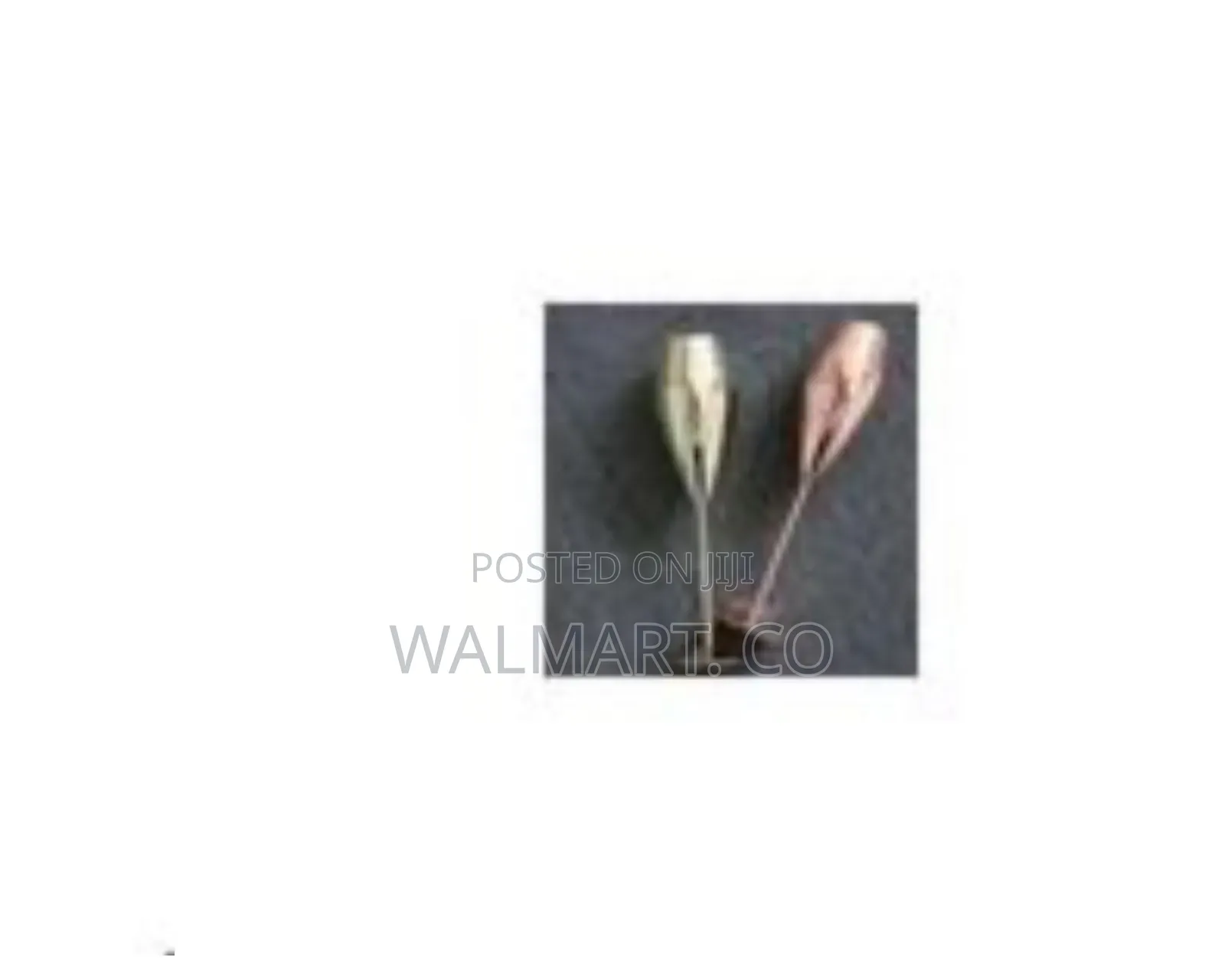 2 Piece Set of Champagne Glasses Multicolor