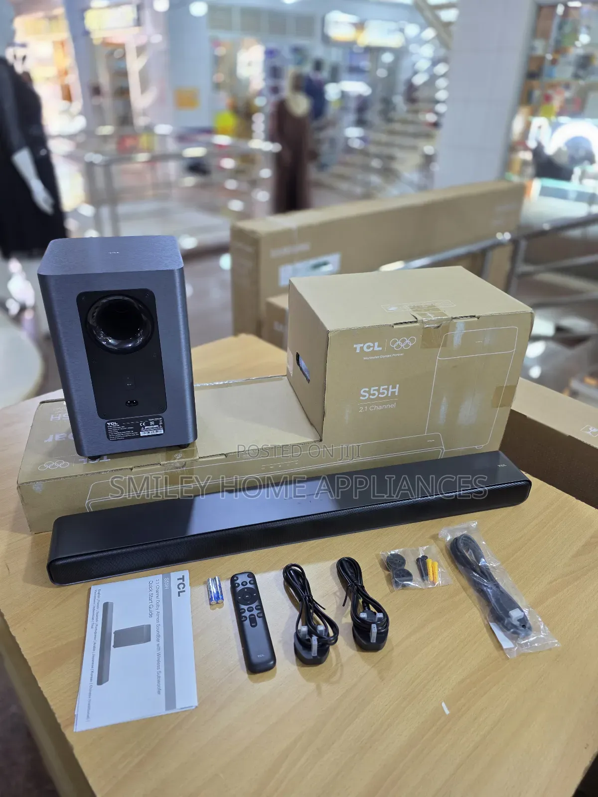 TCL S55h Series 2.1 Channel Deep Bass Soundbar at 20% Discount Price