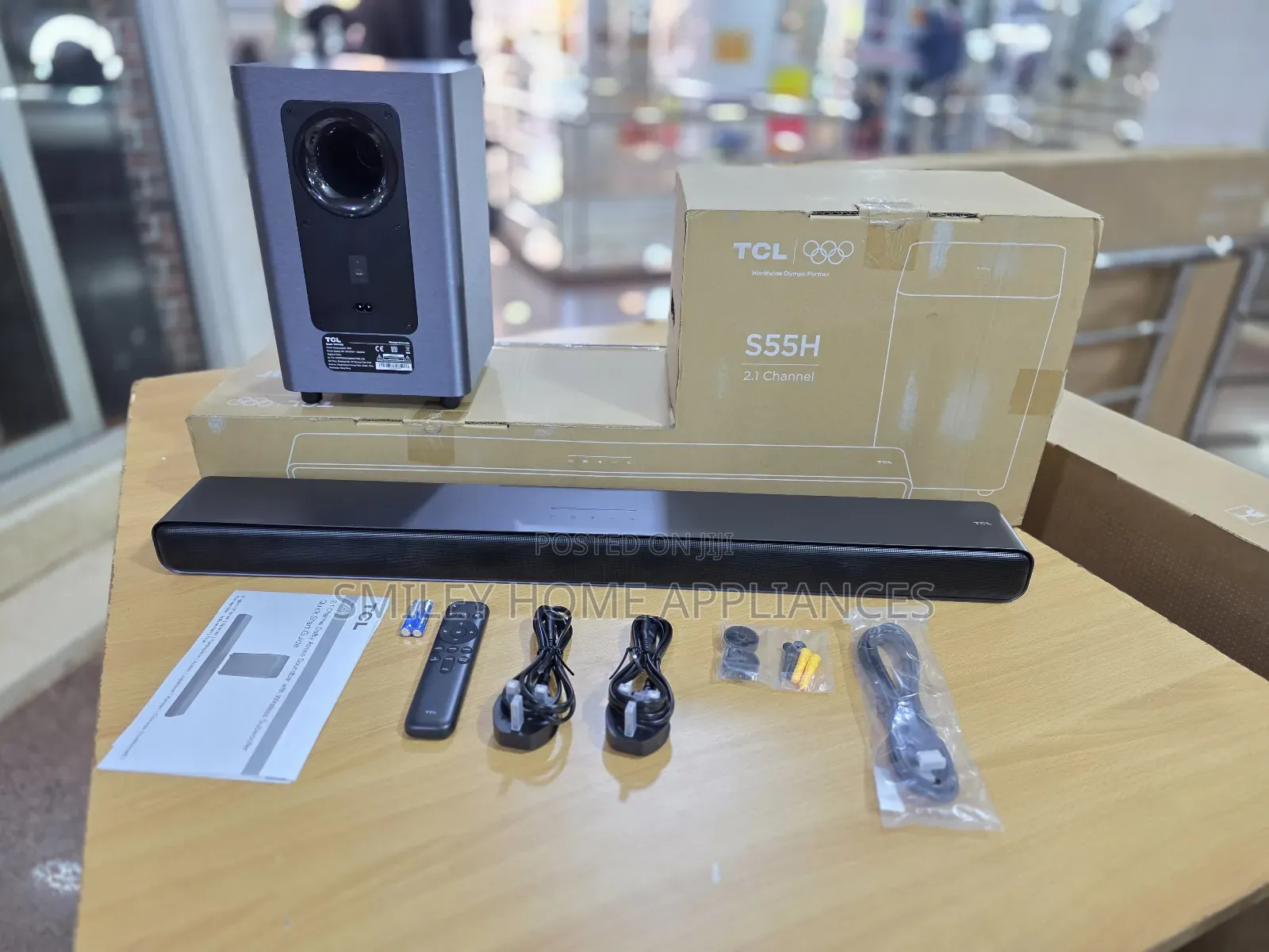 TCL S55h Series 2.1 Channel Deep Bass Soundbar at 20% Discount Price
