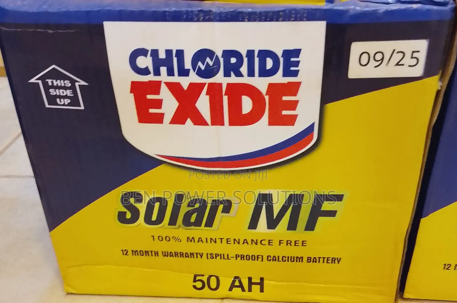 50ah Exide Mf Solar Battery