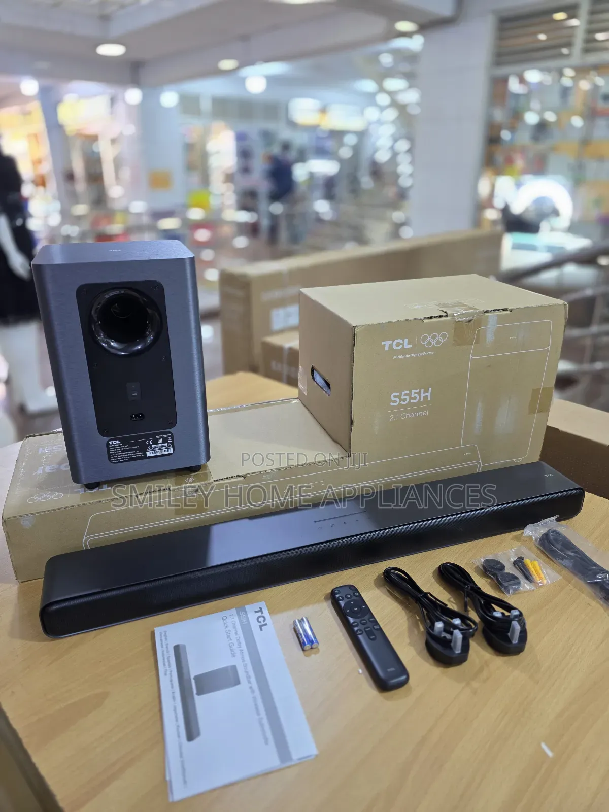 Brand New TCL S55h Series 2.1ch Wireless Soundbar With Dolby Audio