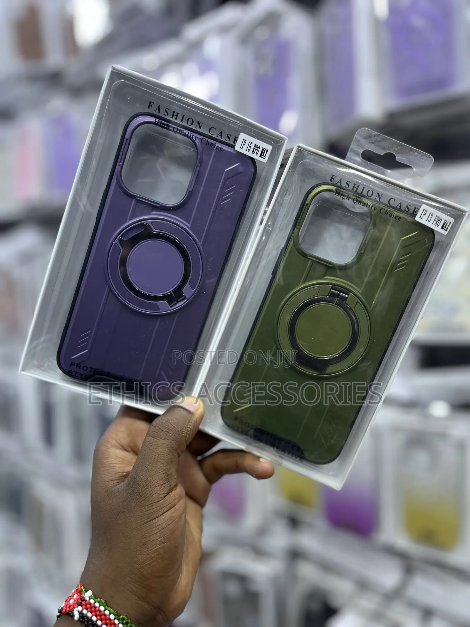 Rugged Phone Cases With a Built-in Magnetic Ring Kickstand