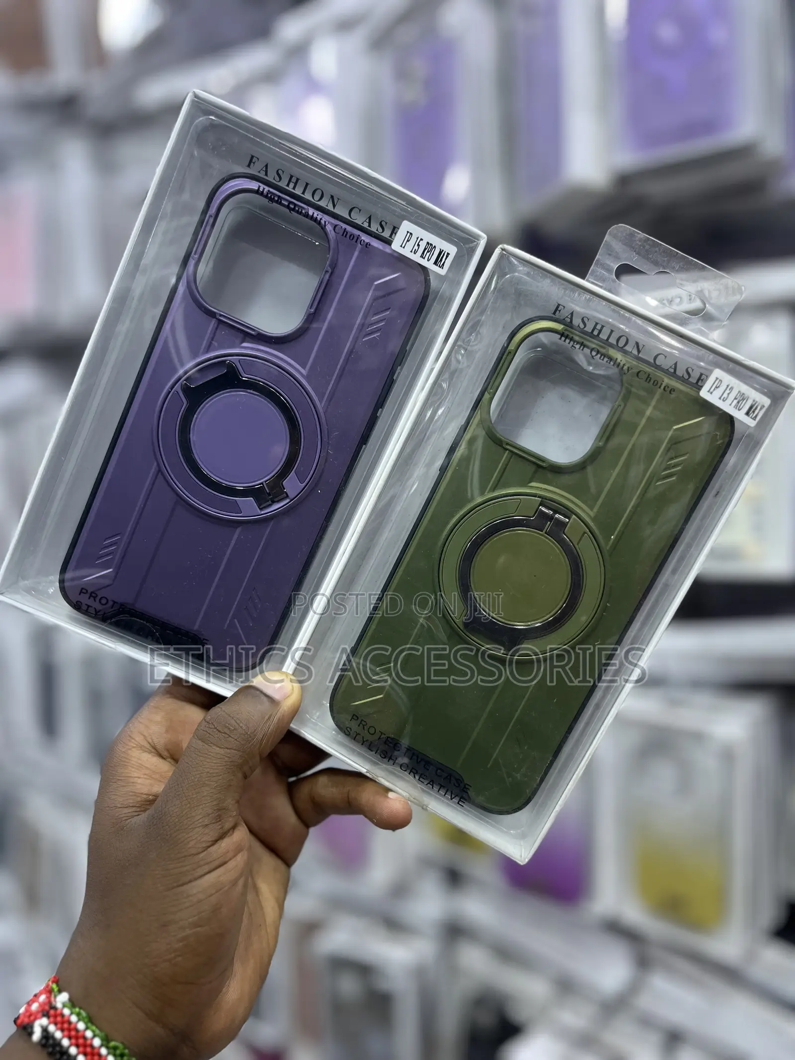 Rugged Phone Cases With a Built-in Magnetic Ring Kickstand