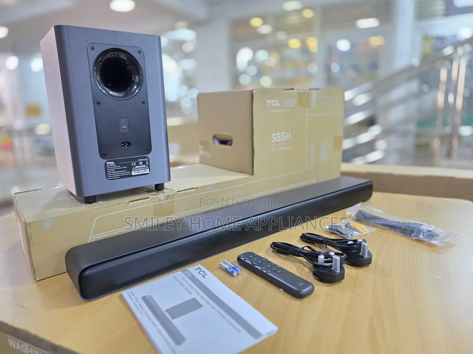 TCL S55h Series Wireless 2.1ch Soundbar With 220 Watts Dolby Atoms