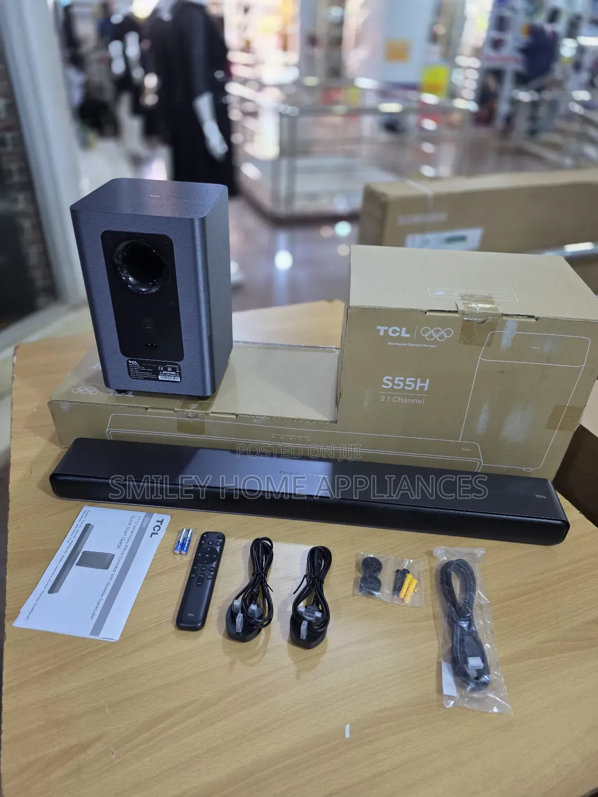 TCL S55h Series Wireless 2.1ch Soundbar With 220 Watts Dolby Atoms
