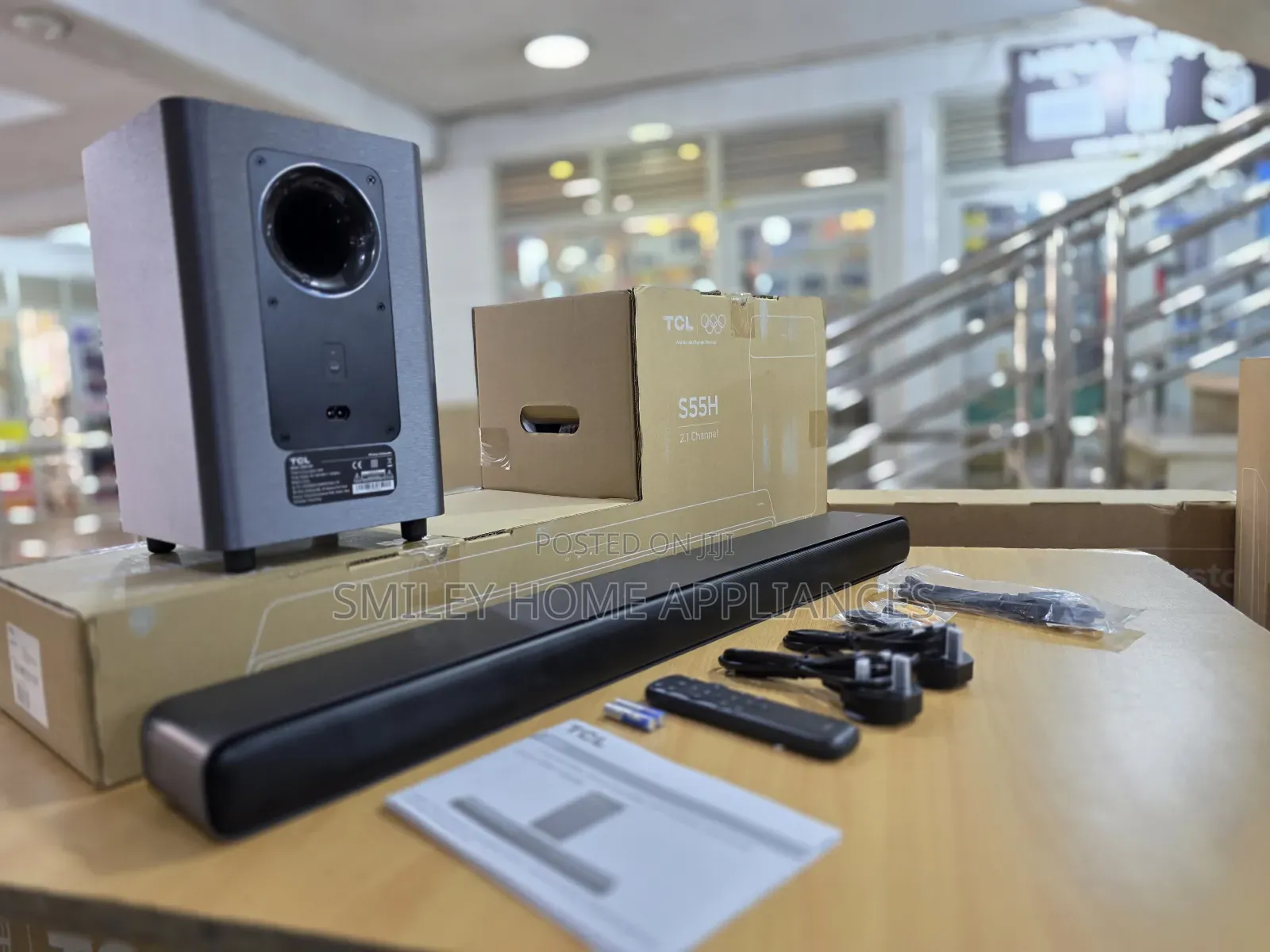 S55h Series TCL 2.1ch Deep Bass Wireless Soundbar With Dolby Atmos