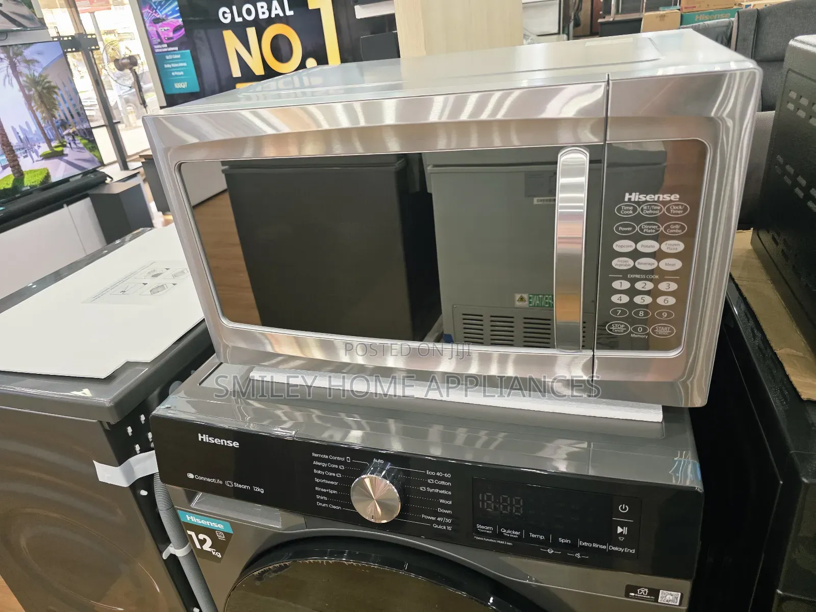 Hisense 42ltrs Digital Counter Top Microwave With 2 Years Warranty