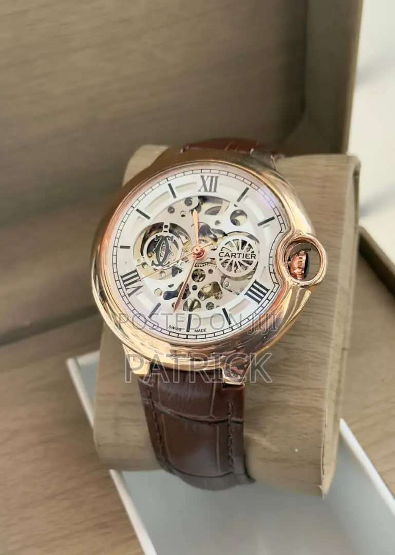 Luxury Black Skeleton Men’S Watch – Automatic, Stylish Durable