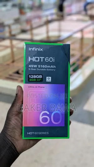 New Infinix Hot 60i 128 GB Black