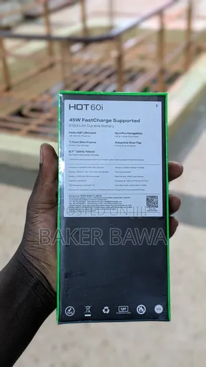 New Infinix Hot 60i 128 GB Black
