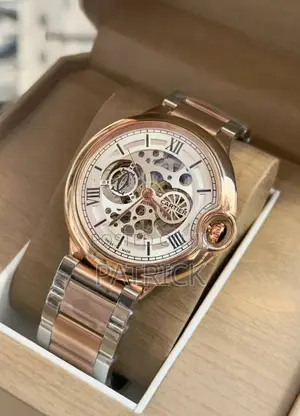 Luxury Black Skeleton Men’S Watch – Automatic, Stylish Durable
