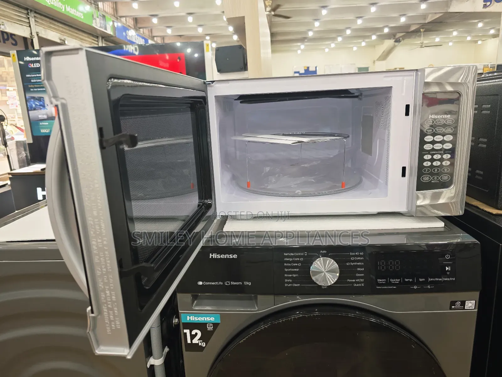 Hisense 42ltrs Silver Digital Counter Top Microwave at 20% Discount