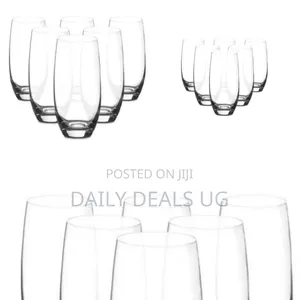 Set of Clear Highball or Long Drink Glasses