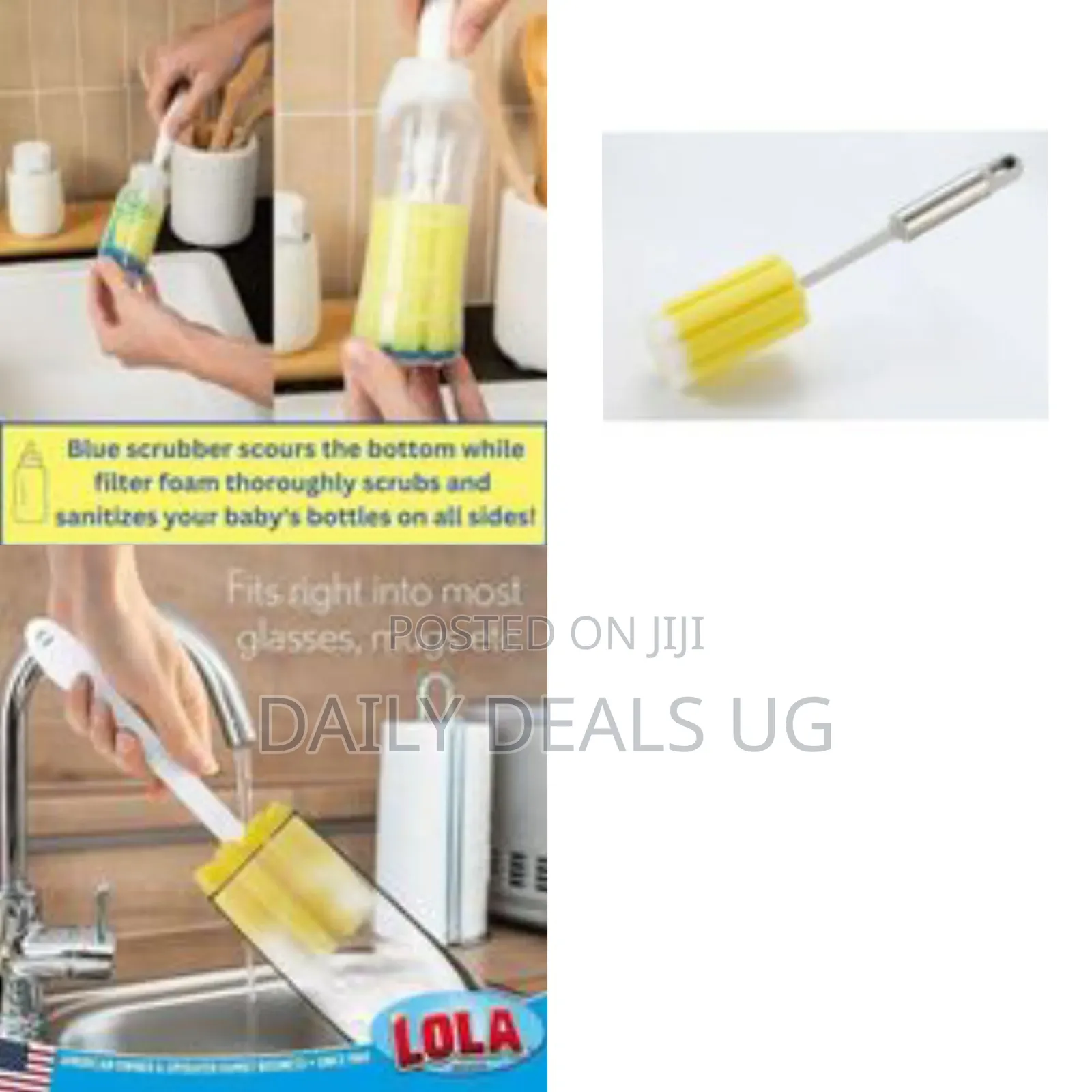 The Original Kitchen Sponge Puff Bottle Cleaner
