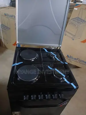 Blue Flame 2*2 Gas Burner and Cooker. Electric Oven