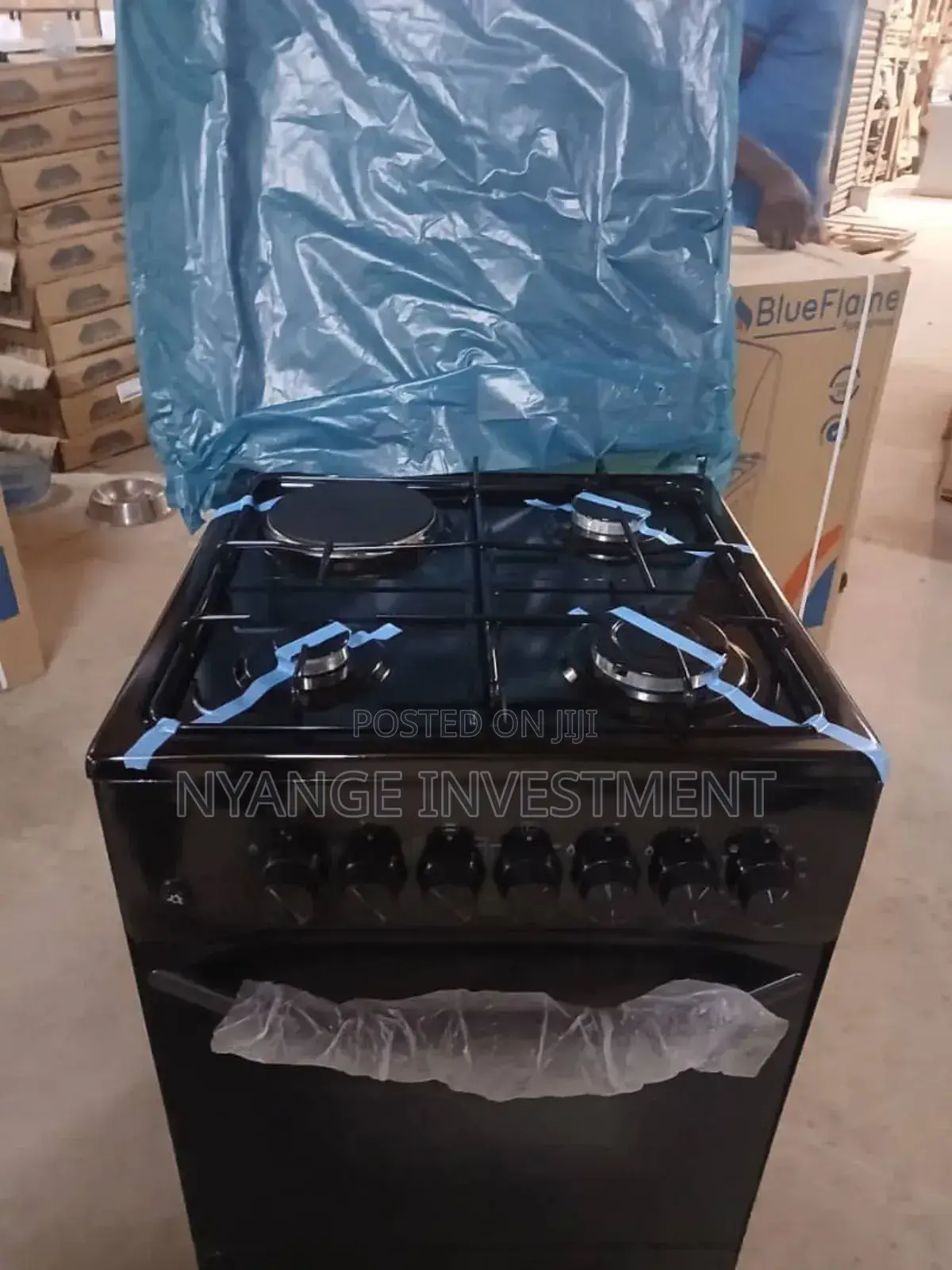 3by1 Blue Flame Cooker With Electric Oven